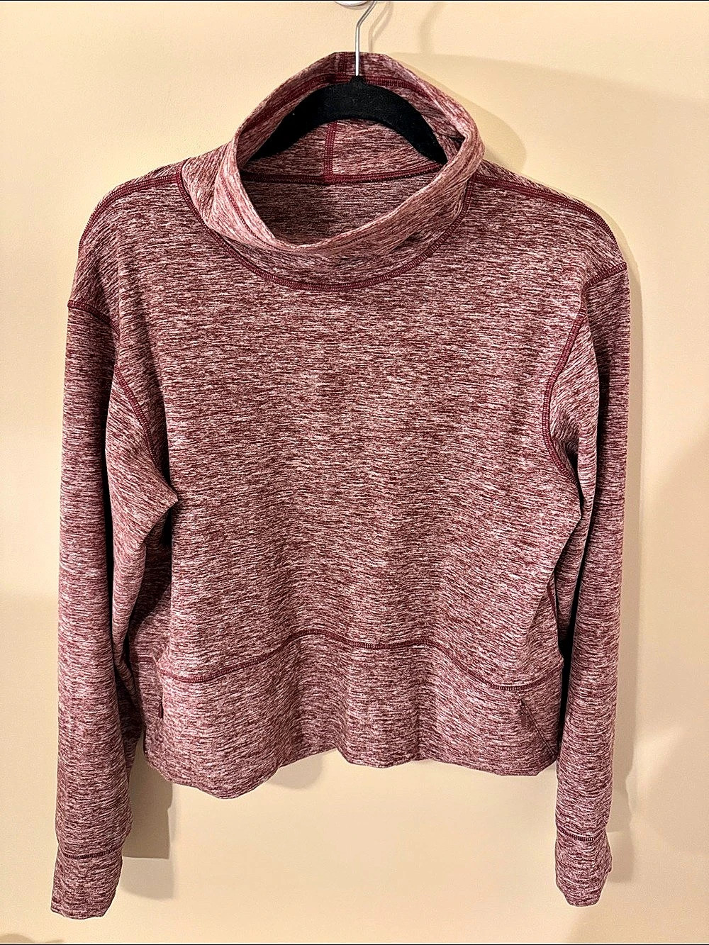 lululemon Ready to Rulu Fleece Pullover size 4 in Heathered Savannah